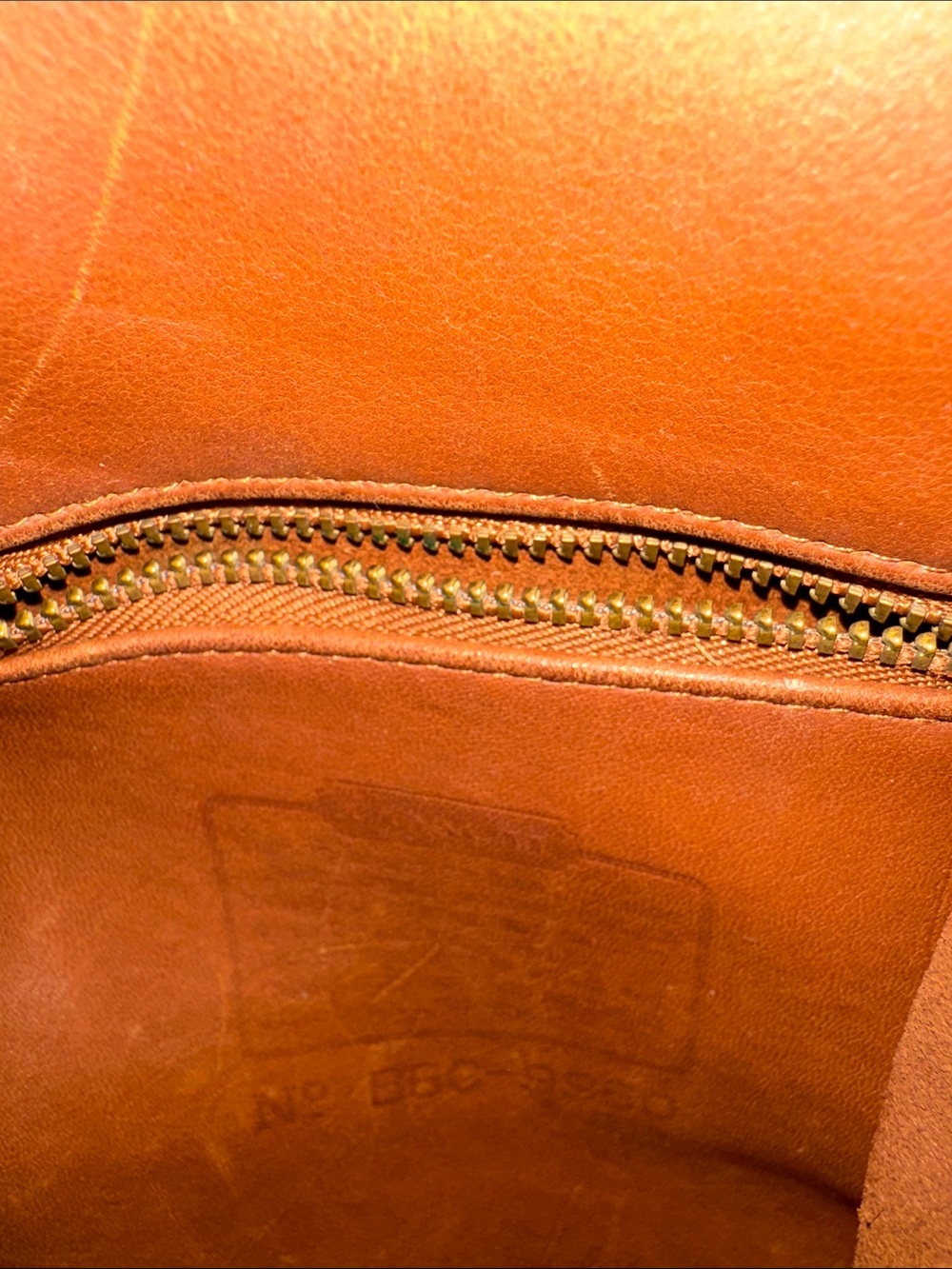Coach Mini Leather Daypack Backpack Purse English Glove Tan Brown Brass Vintage - Picture 7 of 11